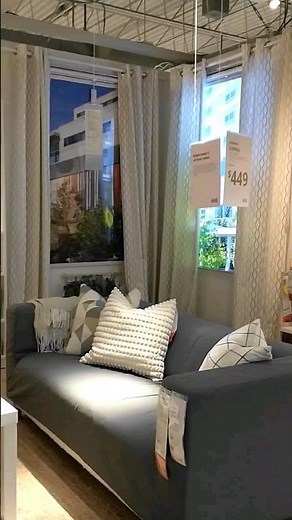 IKEA Living room with the Klippan loveseat. For the full video see the link above ☝️📽️