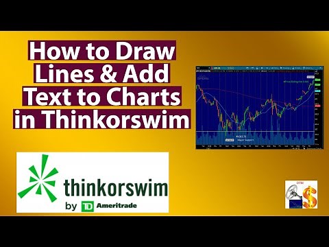How to Draw Horizontal Lines, & Add Notes on the thinkorswim Platform Charts