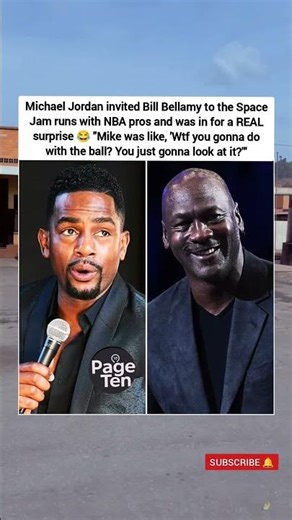 Bill Bellamy's Hilarious Space Jam Moment with Michael Jordan #bellamy #michaeljordan