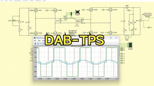 Plecs三重移相TPS双有源桥DAB仿真模型（C-Script实现，附参考文献）