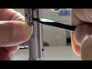Install needle bar thread guide on Juki DNU-1541S