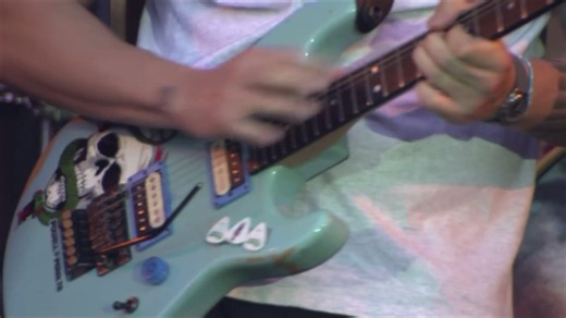 ‘All Along The Watchtower ’ Chicago IL, 10th June 2023 🔥 Wow! Oh wow!! Two guitars for the price of one here and John is flying!! 🔥🔥 (Custom built Charvel x Powell Peralta “McGill” San Dimas model and PRS Silver Sky Prototype) (I really need that Mickey shirt but, I realised he’s worn it on previous tours so, there is no chance of finding one like it 🤪) Enjoy! Sarah 🩵 #DeadAndCompany @deadandcompany #JohnMayer @johnmayer #AllAlongTheWatchtower #BobWeir @bobweir #OteilBurbridge @oteil_burbri