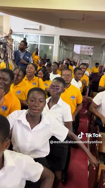 Energetic Singing and Dancing with Methodist Choir