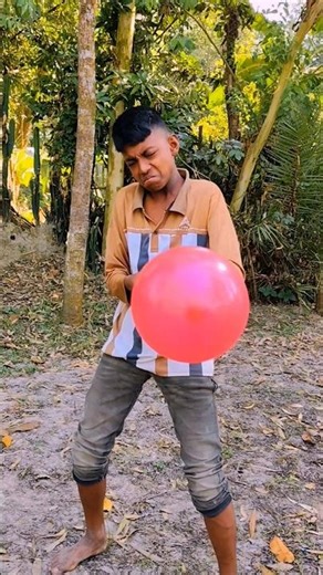 big balloon with poping game YouTube challenge