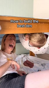 2.9K views | Den building hack You spend ages building the perfect den… and then one of the kids knocks it and it collapses in seconds - cue the tears  Try this instead: 狀 Use hair ties and bulldog clips to hold the sheets in place, it keeps the whole thing from falling down every five minutes.  And my favourite bit: tie a fitted sheet underneath the table to make mini hammocks. My kids LOVE it. #boymum #mumofboys #activityforkids #den #denbuilding | Small Space Hacks | Facebook