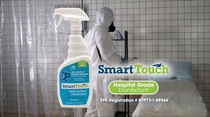 Smart Touch Multi-Surface Disinfectant TV Spot, 'Just Spray and Walk Away'
