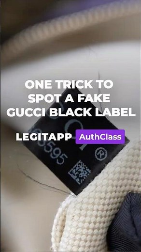 The quickest way to spot a fake Gucci bag ✨(and it’s all in this tiny black label)