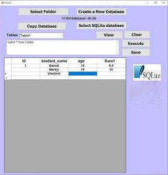SQLite Database Manager #shorts