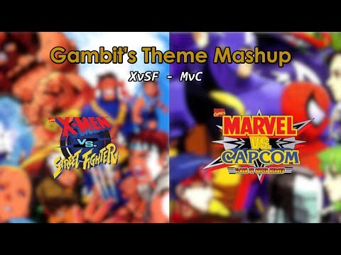 Gambit's Theme - Mashup (X-Men Vs Street Fighter - Marvel Vs. Capcom)