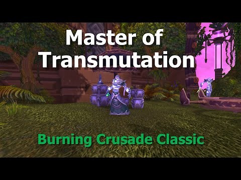 Master of Transmutation--Alchemy Quest--TBC Classic