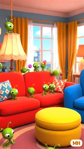 Tiny Aliens Go Wild | Zapping, Bouncing & Crashing in Epic 3D Living Room Madness