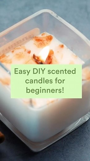 Scented Candle Tutorial for Beginners ️✨ Ideal for holiday gifting! Choose your favorite scent, grab a jar, and pour! Send this to your Secret Santa and spread the festive cheer  #DIY #candle #crafts | Kounsel | Facebook