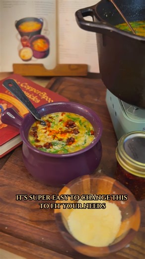 Lets make a delicious bowl of soup together! This will forever and always be my favorite soup recipe I think. Its just so light but also warm and cozy and filling. Its everything you could want in a good soup, including vegan/vegetarian friendly with a couple very small tweaks! I hope you enjoy it as much as I do travelers 🧡 Preorder The CopperSpoon Chronicles on Amazon, Barnes & Noble or wherever you buy books! We post long form videos on u-toob and patreon! We have CopperSpoon merch again! Al