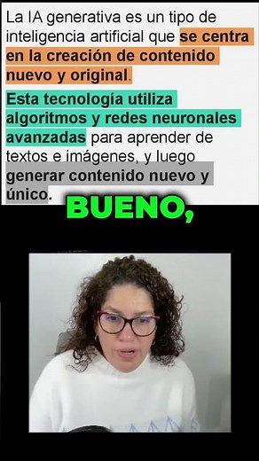 ⚡IA Generativa ¿Qué es? #inteligenciaartificial #iagenerativa