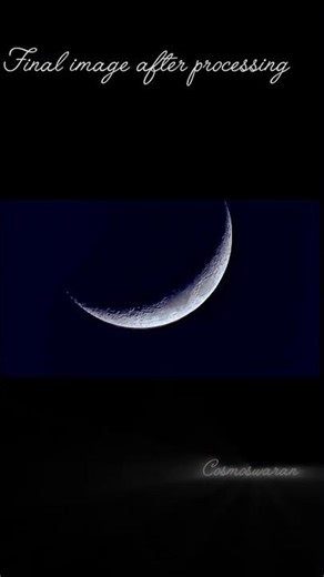 Crescent moon 🌙 | #moon #space