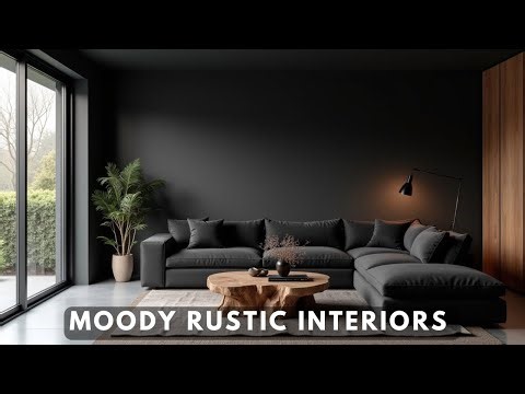 Dark Elegance | Modern Black and Wood Interior Design