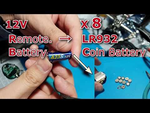12V Battery Disassembly 23A to x8 LR932