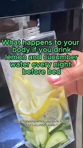 What Are the Many Benefits of Drinking Lemon and Cucumber Water...