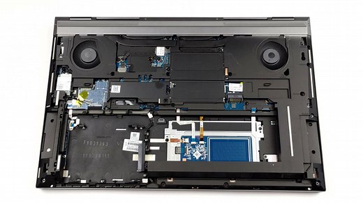 Inside HP ZBook Fury 17 G7 - disassembly and upgrade options