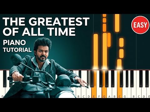 Thalapathy Vijay's THE G.O.A.T - Piano Cover & Easy Notes