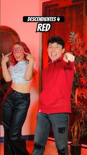 RED ❤️‍🔥 Descendientes 4 #tutorial ¿del 1 al 10 qué tan difícil es? ‪@IvanovaBM‬