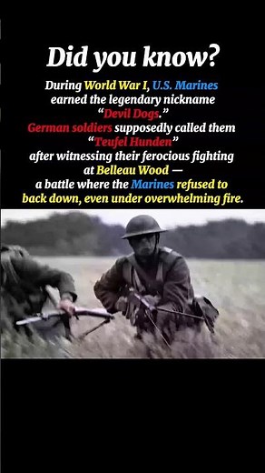 Why German Soldiers Feared the U.S. Marines in WW1