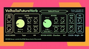 ValhallaFutureVerb: This New Valhalla DSP Plugin Sounds Like the Future - Only $50!