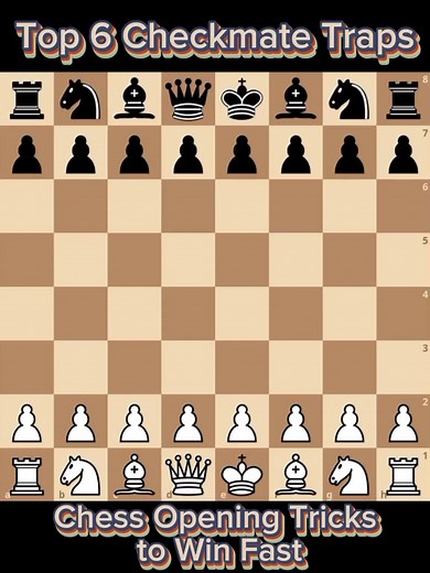 8.8K views · 185 reactions | Top 6 checkmate traps | Chess Opening tricks to win fast  Watch the full video  #chessmaster #adsonreels #fbreels #chesstricks #chesstrap #reels #chess #chesstactics | Chess Master | Facebook