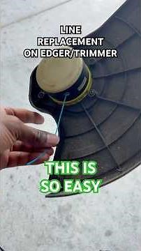 How To Change Ryobi Trimmer Line Super Fast! #shorts #ryobi #diy #lawncare