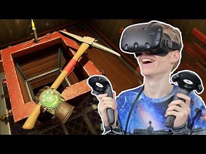 DIGGING FOR GOLD, GEMS AND DIAMONDS IN VIRTUAL REALITY | Cave Digger VR (HTC Vive Gameplay)