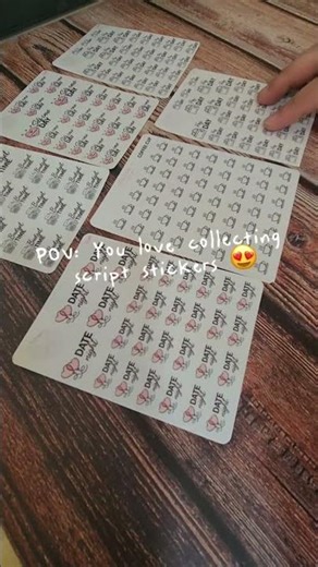 POV: You finally found the script stickers that actually fit your layout. 📔🙌