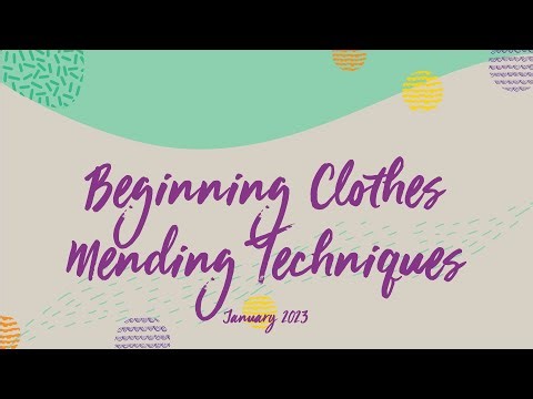 Basic Clothes Mending Techniques 2023