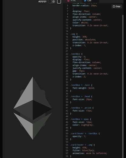 Card Hover Animation using Html and css, Js by GopalSarkar presented by Nature vs science