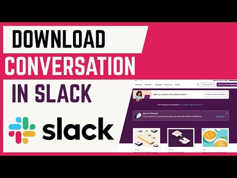 How To Download Or Export Conversation In Slack