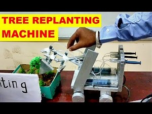 How to make Tree Re-planting JCB | Tree relocation | Tree Replanting Model | Science Fair Model |