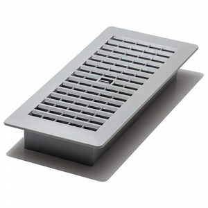 Reviews for Decor Grates 4 in. x 10 in. Plastic Floor Register, Frost Grey | Pg 1 - The Home Depot