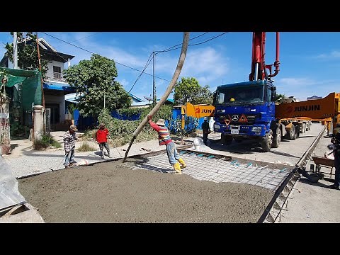 Incredible Modern Concrete Road Construction Techniques with Paving Machines