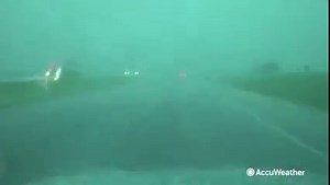 5.9K views · 108 reactions | Severe thunderstorms sweep across Kansas interstate: Wind gusts of more than 60 mph were measured as severe storms brought torrential rain and hail to eastern Kansas last night. https://bit.ly/3x2QuAo | AccuWeather | Facebook