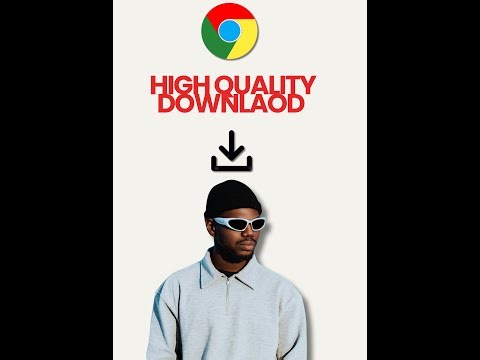 Save an image from the internet chrome without loosing it's quality for free