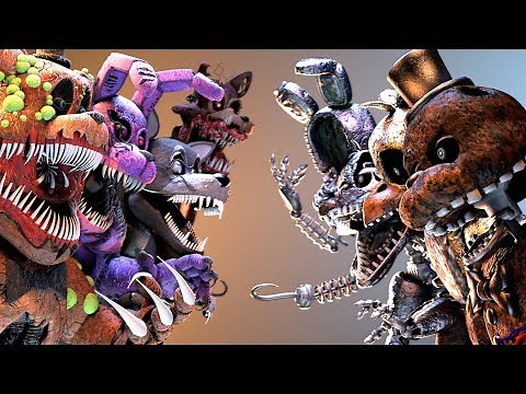 FNaF Twisted vs Ignited Animatronics