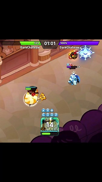 Timekeeper Cookie VS Shadow Milk Cookie no toppings & beascuits #cookierunkingdom