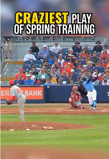 Craziest Spring Training Play by Pitching Ninja