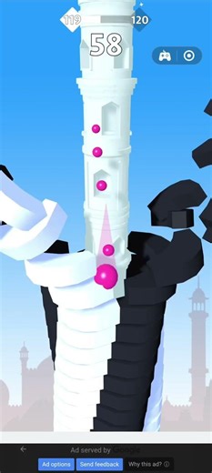 Stack bounce level 119 #stackbounce #viralshort