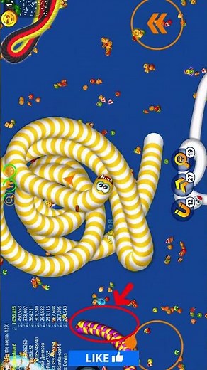 🐍WORMSZONE.IO | Giant Slither Snake Top 01 🏆 | Epic Worms Zone Biggest Snake Gameplay! | WZMaster