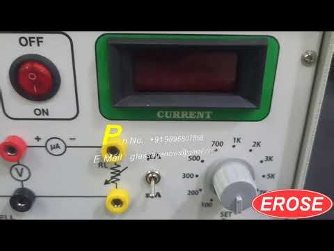Power Supply for Photoelectric Effect Apparatus