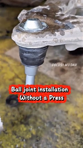Easy Ball Joint Installation Without a Press | Safe & Fast Workshop Trick
