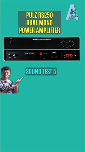 Pulz RS250 Dual Mono Power Amplifier Sound Test 5