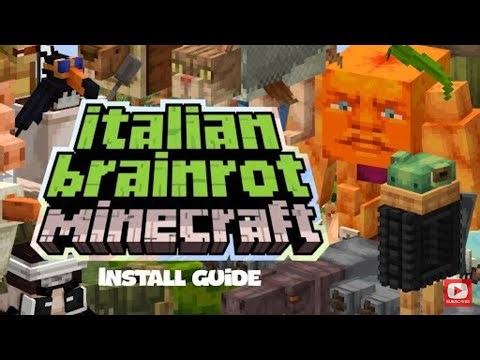 Minecraft bedrock✅ ltalian brain rot mod🔥