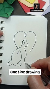 11K views · 39 reactions | Simple art one line drawing #art #drawing #dog #onelinedrawing | Maridona Morillo Casingal | Facebook