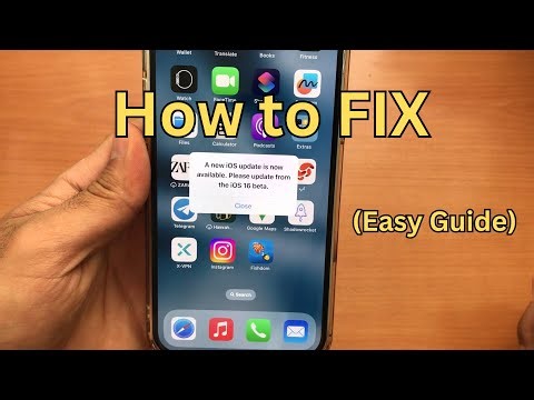 A New iOS Update is Now Available Please Update from the iOS 16 Beta Fix 100%